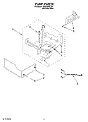 PUMP PARTS Diagram and Parts List for KUIC15NRTS0  KitchenAid Ice Maker