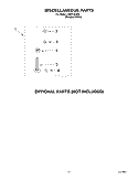 MISCELLANEOUS, OPTIONAL Diagram and Parts List for LSR5132JQ2  Whirlpool Washer