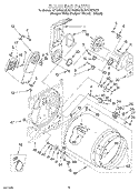 SECTION Diagram and Parts List for KEYS850GQ0  KitchenAid Dryer