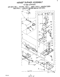 688637 BURNER Diagram and Parts List for LG5781XKW2  Whirlpool Dryer