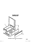 DRAWER (FOR 2 TRACK SYSTEM) Diagram and Parts List for SF365BEPW0  Whirlpool Range