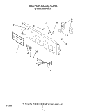 CONTROL PANEL Diagram and Parts List for KEBI241SBL0  KitchenAid Wall Oven