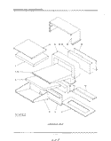 VENT BOX Diagram and Parts List for KGDO245EE  KitchenAid Wall Oven