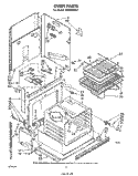 SECTION Diagram and Parts List for RS660BXK1  Whirlpool Range