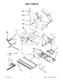 UNIT PARTS Diagram and Parts List for GI0FSAXVY011  Whirlpool Refrigerator