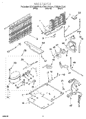 UNIT Diagram and Parts List for KTRS19MGAL01  KitchenAid Refrigerator
