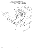 TOP VENTING, OPTIONAL Diagram and Parts List for GMC275PDQ1  Whirlpool Microwave Oven Combo