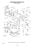 MICROWAVE CABINET Diagram and Parts List for KEMS375SBL1  KitchenAid Microwave Oven Combo