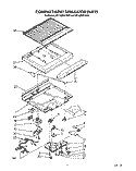 COMPARTMENT SEPARATOR Diagram and Parts List for RT14DMXYW01  Roper Refrigerator