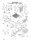 UNIT Diagram and Parts List for KSRG25FKBL03  KitchenAid Refrigerator