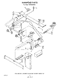 MANIFOLD Diagram and Parts List for SE950PEKW1  Whirlpool Range