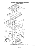 COMPARTMENT SEPARATOR Diagram and Parts List for ET20DKXTM10  Whirlpool Refrigerator