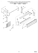 TOP GRILLE AND UNIT COVER Diagram and Parts List for KSSS42FJB00  KitchenAid Refrigerator