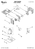 Part Location Diagram of 8215153 Whirlpool COMPRESSOR