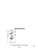 WATER PUMP Diagram and Parts List for LA5300XKW1  Whirlpool Washer