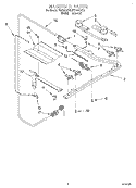 MANIFOLD Diagram and Parts List for FGP320YW2  Roper Range