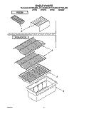 SHELF, OPTIONAL Diagram and Parts List for ET17CKYJW00  Whirlpool Refrigerator