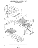 REFRIGERATOR INTERIOR, LIT/OPTIONAL Diagram and Parts List for ED22MMXRWR1  Whirlpool Refrigerator
