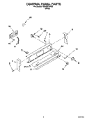 Part Location Diagram of 9754081PW Whirlpool PANL-CNTRL