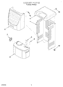 SECTION Diagram and Parts List for AD40LJ2  Whirlpool Dehumidifier