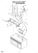 INSTALLATION Diagram and Parts List for MH7110XBQ1  Whirlpool Microwave