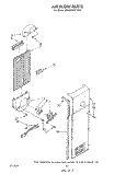 Part Location Diagram of 1105679 Whirlpool WIRING, FAN MOTOR