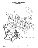 CONTROL PANEL, LIT/OPTIONAL Diagram and Parts List for KPDI620T0  KitchenAid Dishwasher