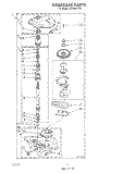 GEARCASE Diagram and Parts List for LA7088XTM0  Whirlpool Washer