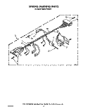 WIRING HARNESS Diagram and Parts List for KAWE742WAL1  KitchenAid Washer