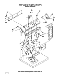 SECTION Diagram and Parts List for LE9200XWW1  Whirlpool Dryer