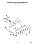 REFRIGERATOR CONTROL PANEL Diagram and Parts List for KSSS48MBX00  KitchenAid Refrigerator