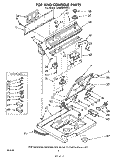 TOP AND CONSOLE Diagram and Parts List for LA6800XKW3  Whirlpool Washer
