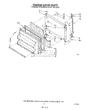 FREEZER DOOR Diagram and Parts List for ET14JKYXG03  Whirlpool Refrigerator