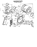 SECTION Diagram and Parts List for LE5530XMW1  Whirlpool Dryer