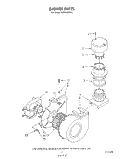 BLOWER Diagram and Parts List for 4KPDI620T0  KitchenAid Dishwasher