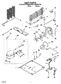 UNIT PARTS Diagram and Parts List for ET8RHMXKT05  Whirlpool Refrigerator