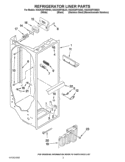 REFRIGERATOR LINER PARTS Diagram and Parts List for KSCK25FVMS03  KitchenAid Refrigerator