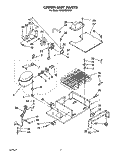 Part Location Diagram of 2001878 Whirlpool COVER-COND