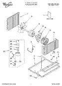 UNIT PARTS Diagram and Parts List for ACE114XH0  Whirlpool Air Conditioner