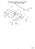 FREEZER CONTROL PANEL Diagram and Parts List for KSSS42QHB00  KitchenAid Refrigerator