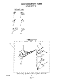 WIRING HARNESS Diagram and Parts List for LA5360XTG0  Whirlpool Washer