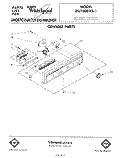 Part Location Diagram of 3367823 Whirlpool CONSOLE