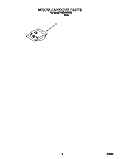 MISCELLANEOUS, LIT/OPTIONAL Diagram and Parts List for RUD1000DB3  Roper Dishwasher