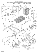 UNIT Diagram and Parts List for GD22DCXHT01  Whirlpool Refrigerator