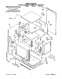OVEN Diagram and Parts List for KEMS378BWH1  KitchenAid Wall Oven