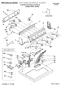 SECTION Diagram and Parts List for KEYS850JT0  KitchenAid Dryer