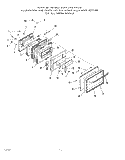 Part Location Diagram of 321848 Whirlpool Front Panel-Oven Door