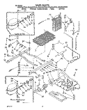 UNIT Diagram and Parts List for ED25DWXTW05  Whirlpool Refrigerator
