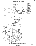 MACHINE BASE Diagram and Parts List for LA7900XSW0  Whirlpool Washer