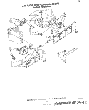 AIRFLOW AND CONTROL Diagram and Parts List for ED25SMXLWR1  Whirlpool Refrigerator